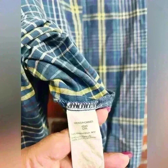 Woolrich Striped Button Down Casual Shirt Size M - Picture 7 of 7